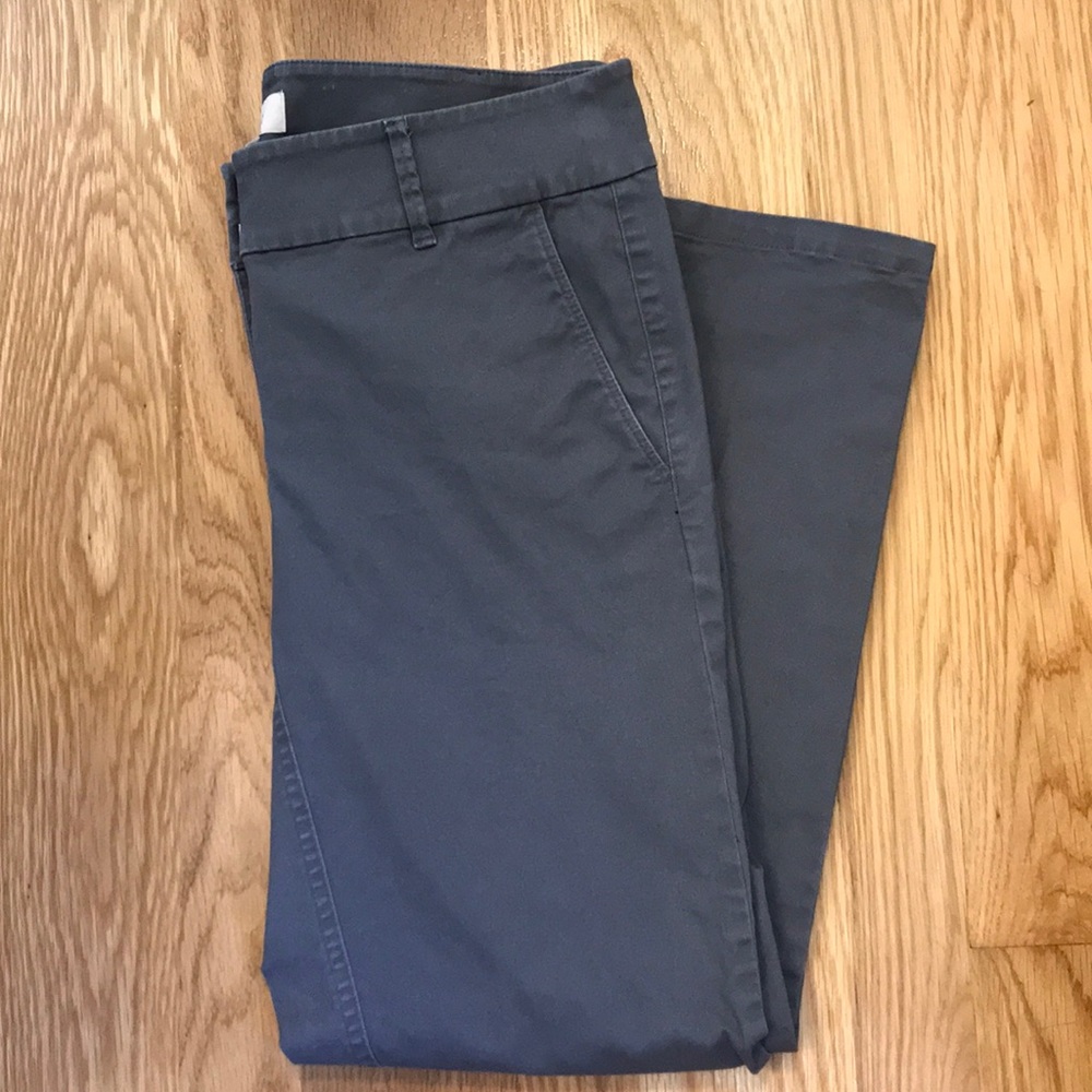 Loft outlet grey chinos ankle length